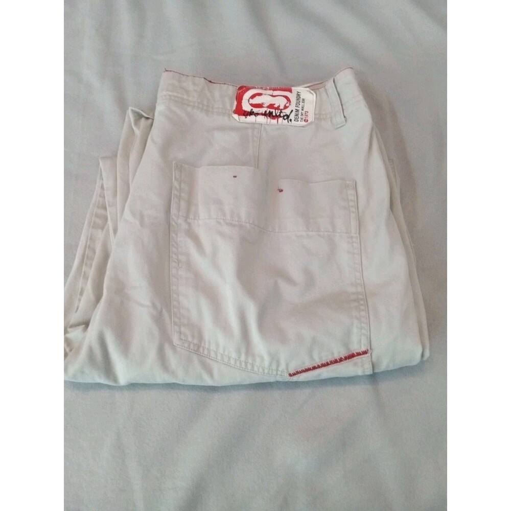 ECKO UNLTD Men's Cargo Pants, Size 38"x 32" 100% Cotton Beige